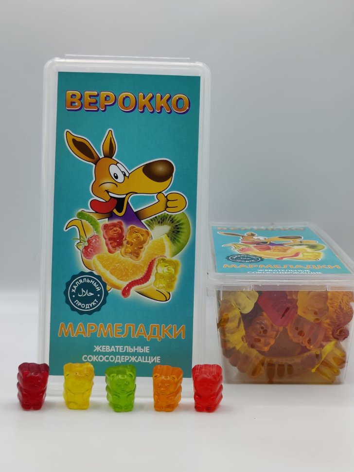  Жевательный мармелад Мишки фруктовые, 250г   в Черкесске