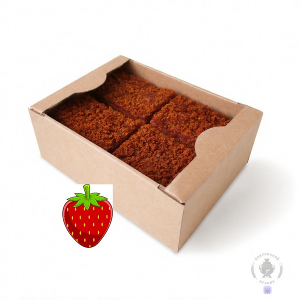 №3 Пряник 1кг с фруктовой начинкой Клубника в Черкесске